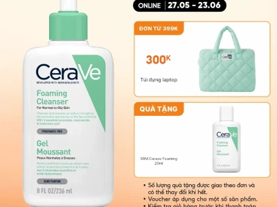 Sữa rửa mặt CeraVe cho da dầu mụn 236ml: Giải pháp làm sạch chuyên sâu