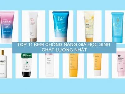 Top Kem Chống Nắng Cho Da Dầu Mụn Giá Học Sinh Tốt Nhất 2026